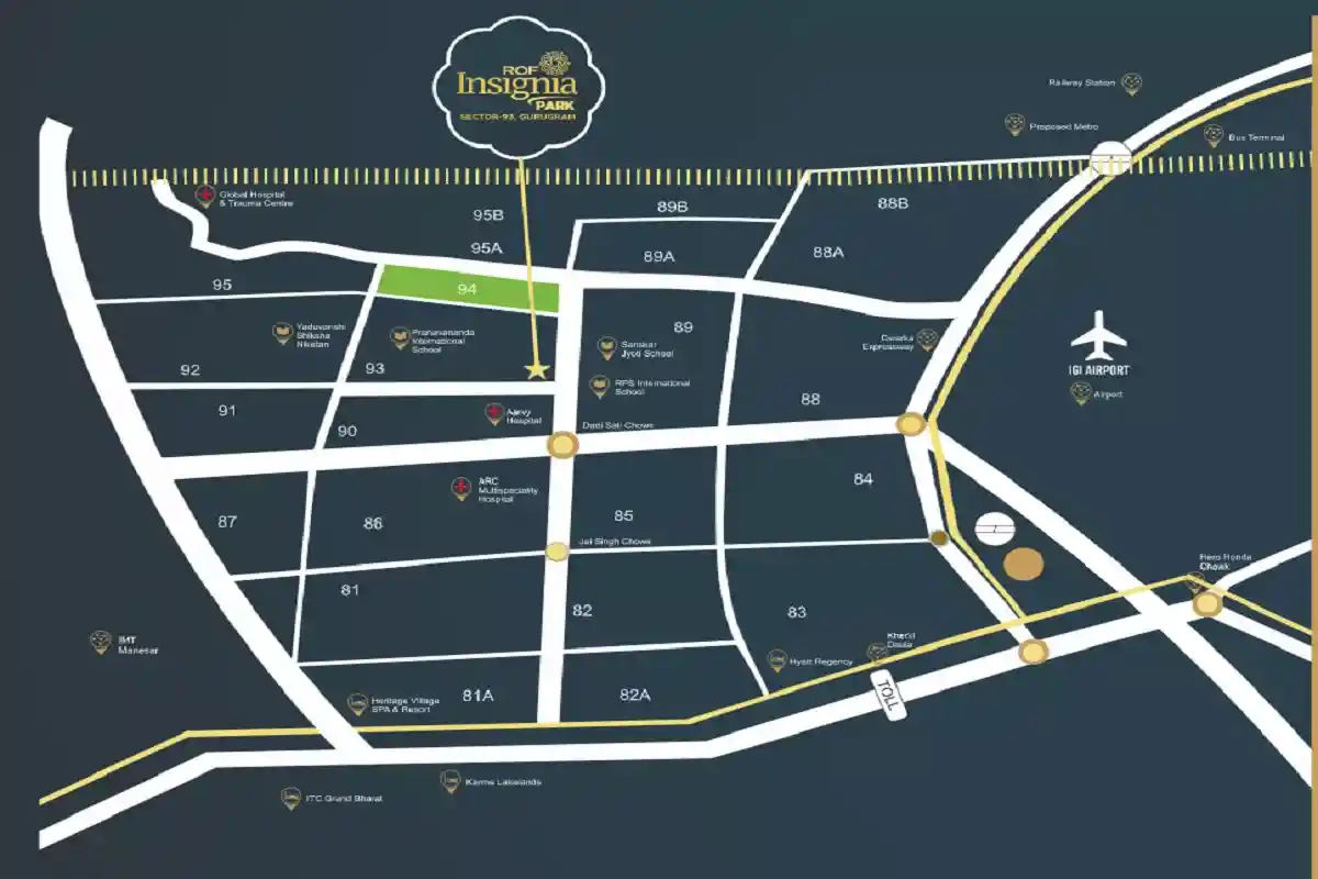 4S Aster Avenue Location Map